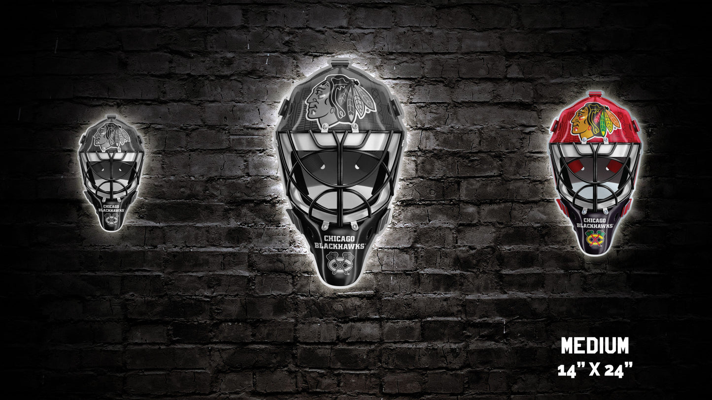 Chicago Blackhawks® Goalie Mask Wall Art