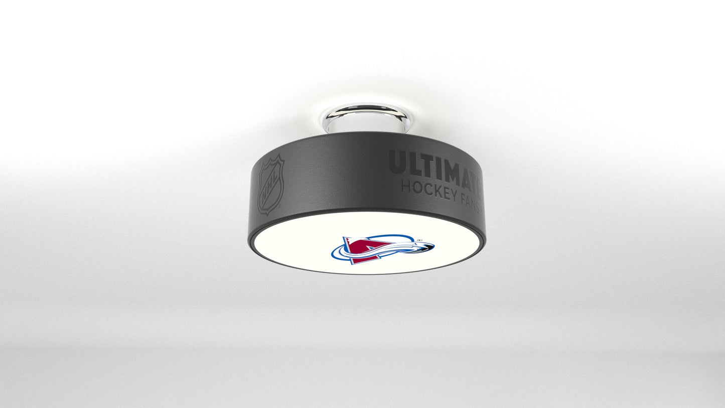 Colorado Avalanche® Hockey Flush Mount Puck Light Fixture