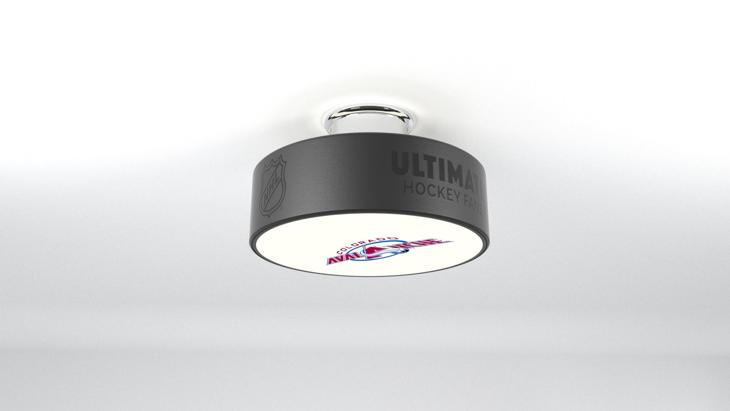 Colorado Avalanche® Hockey Flush Mount Puck Light Fixture