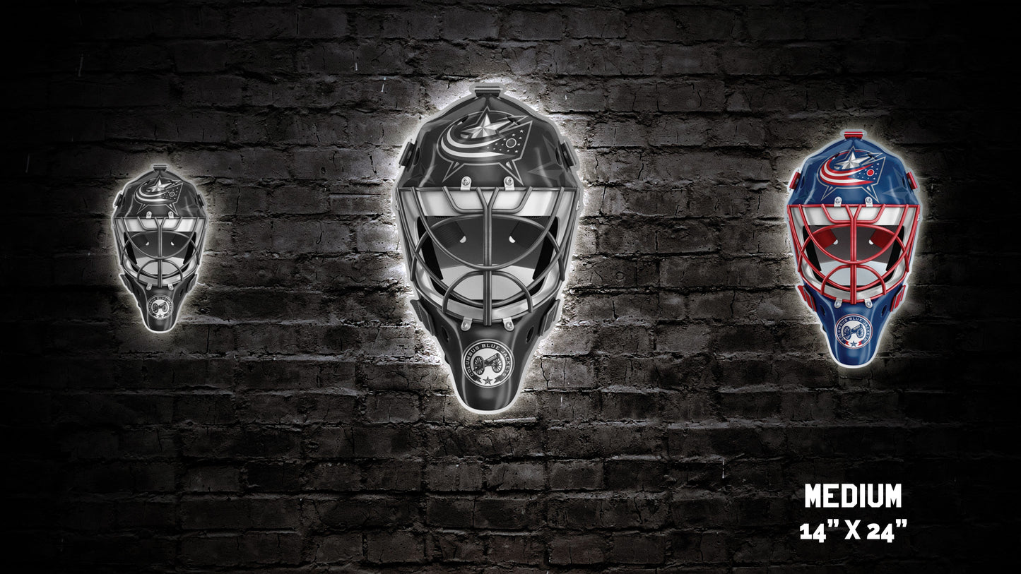 Columbus Blue Jackets® Goalie Mask Wall Art