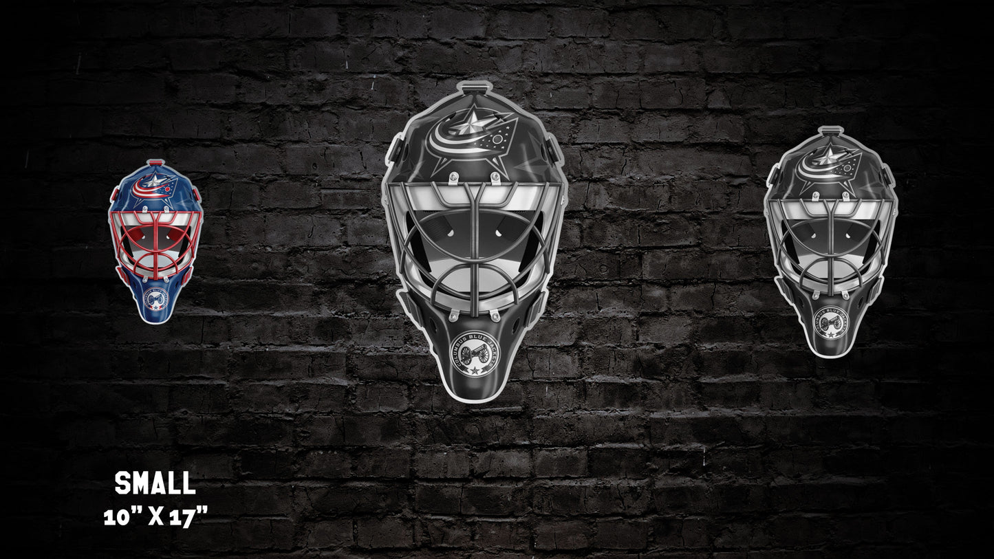 Columbus Blue Jackets® Goalie Mask Wall Art