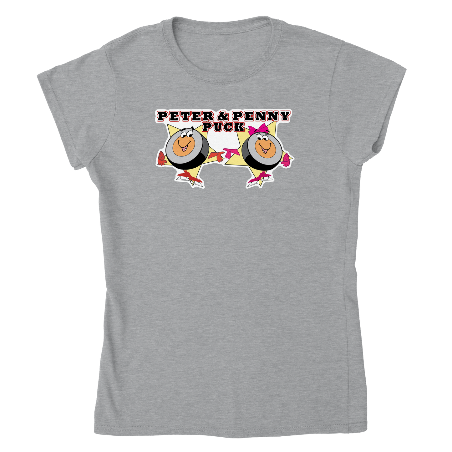 Peter & Penny Vintage Classic Womens Crewneck T-shirt