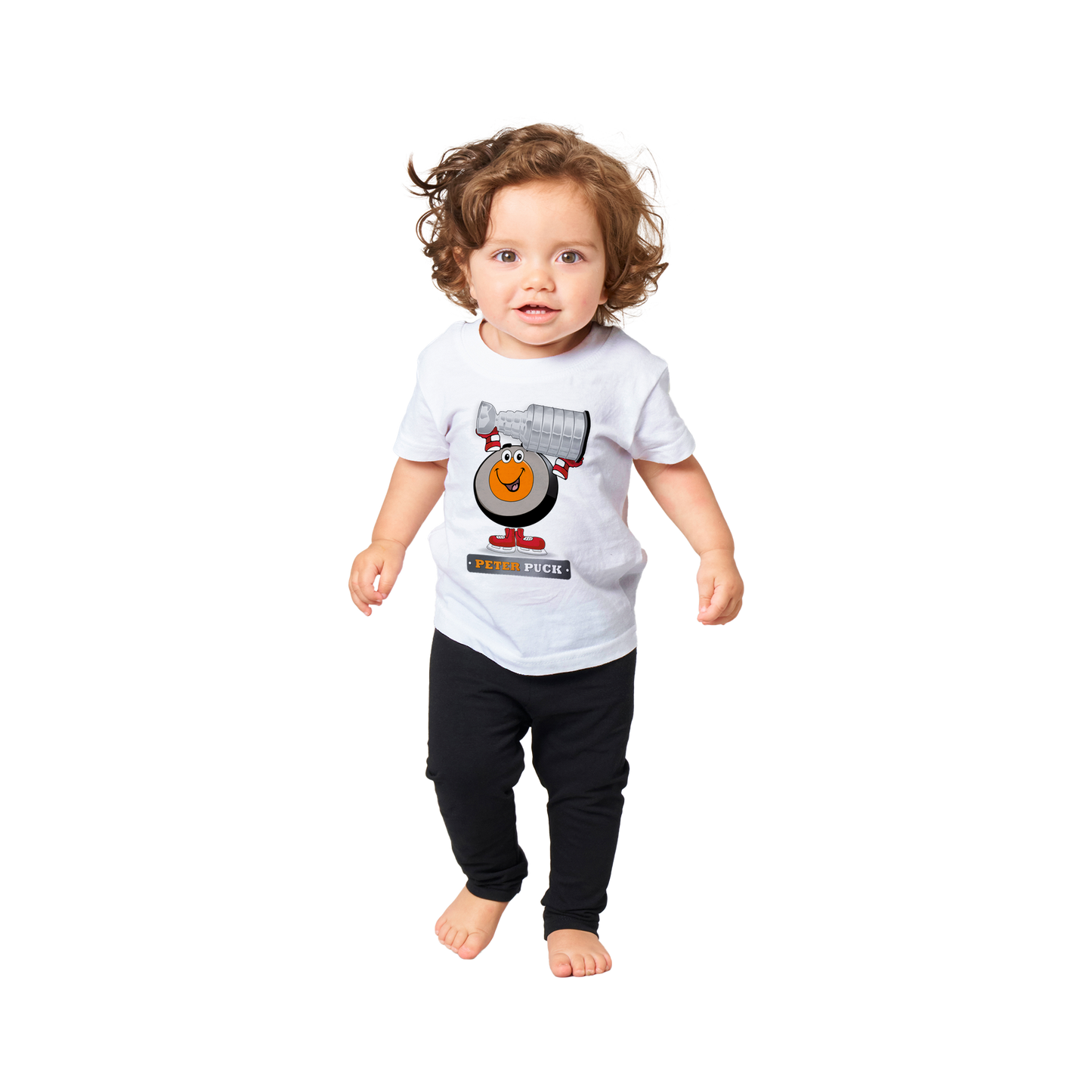 Peter Puck Stanley Cup Classic Baby Crewneck T-shirt