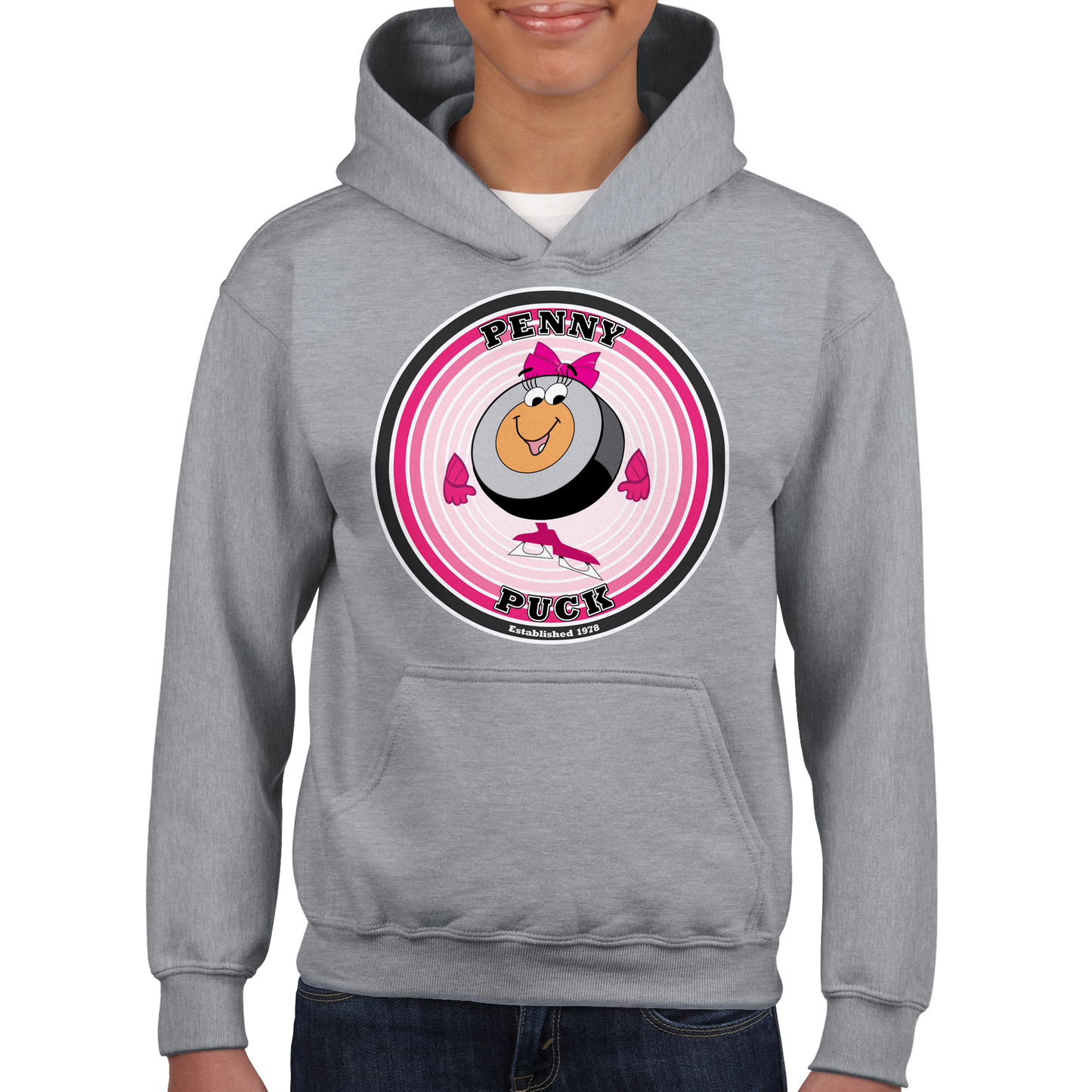 Penny Puck EST. 1978 Classic Kids Pullover Hoodie