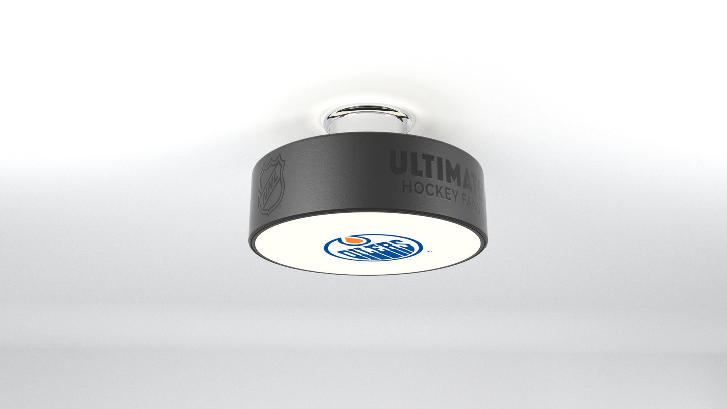 Edmonton Oilers® Hockey Puck Light Fixture