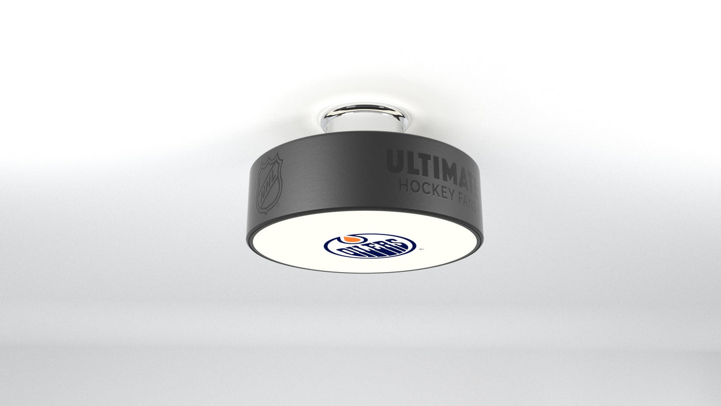 Edmonton Oilers® Hockey Puck Light Fixture