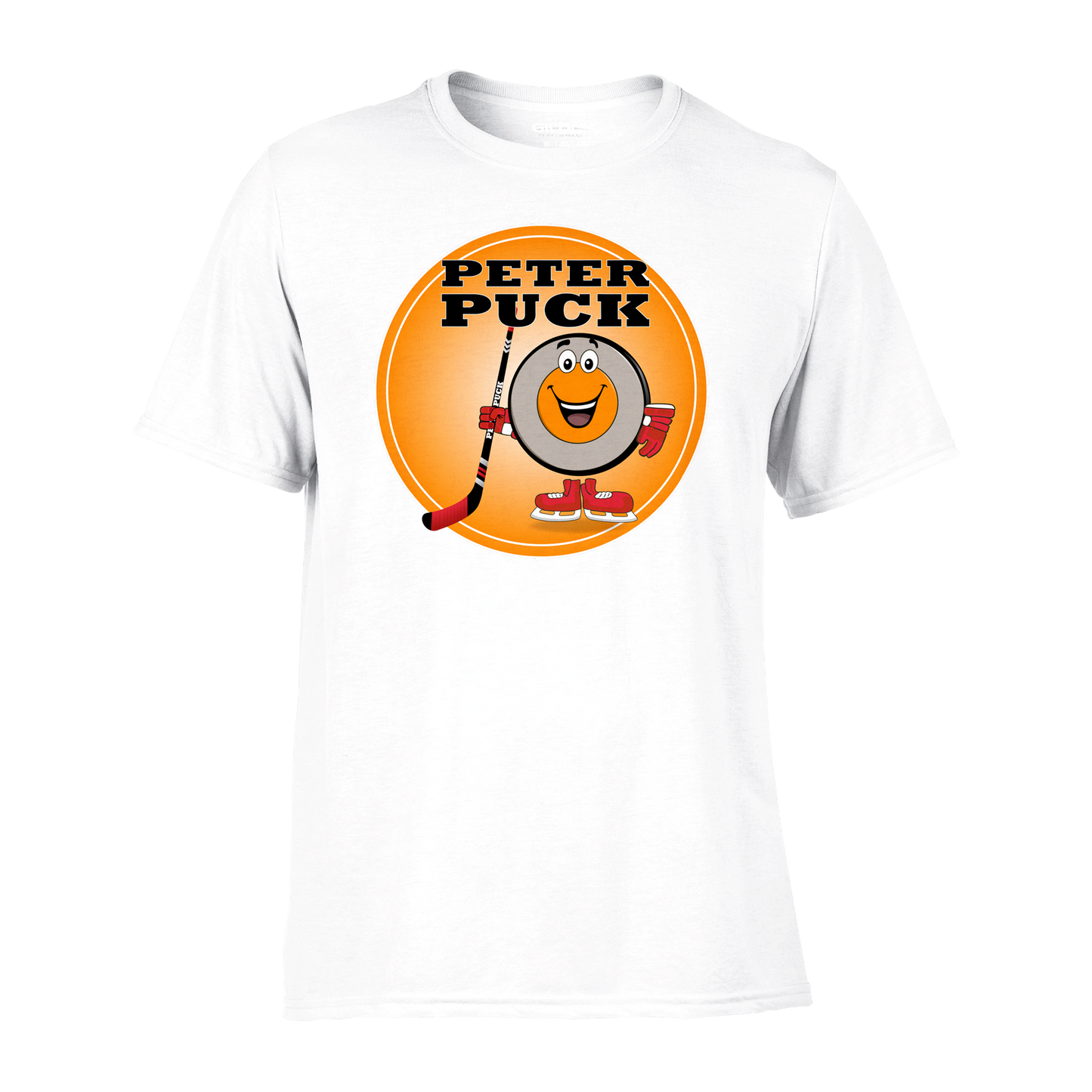 Peter Puck Sunshine Mens Performance Crewneck T-shirt