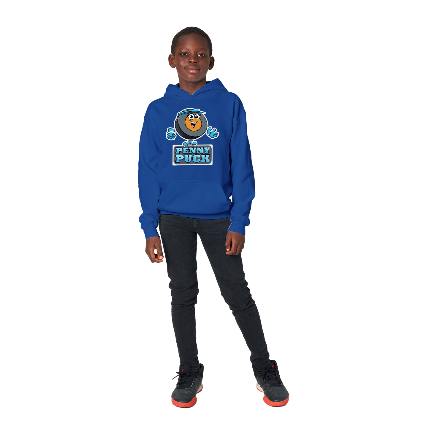 Hey Penny Puck Classic Kids Pullover Hoodie