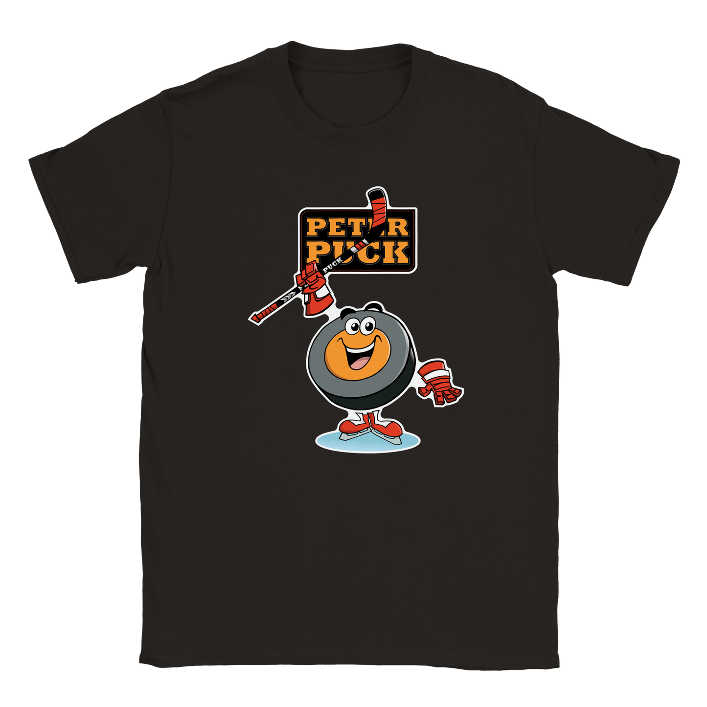 Hey Peter Puck Classic Kids Crewneck T-shirt