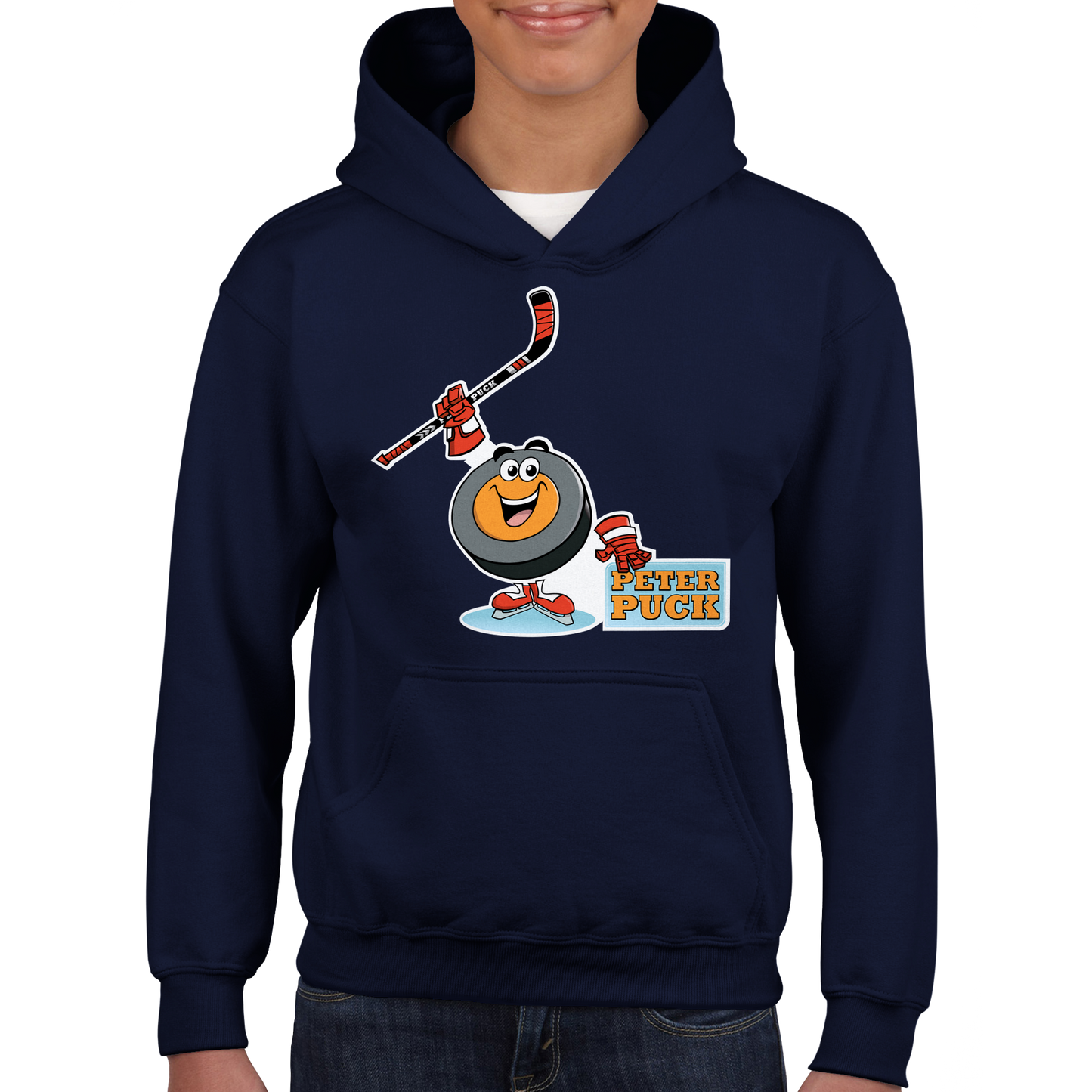 Peter Puck Celly Classic Kids Pullover Hoodie