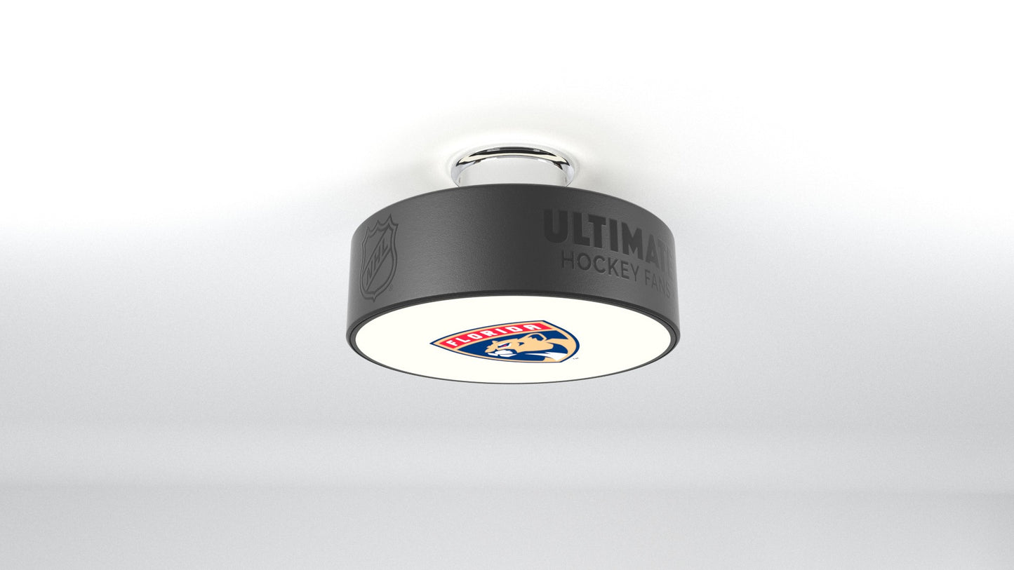 Florida Panthers® Hockey Flush Mount Puck Light Fixture