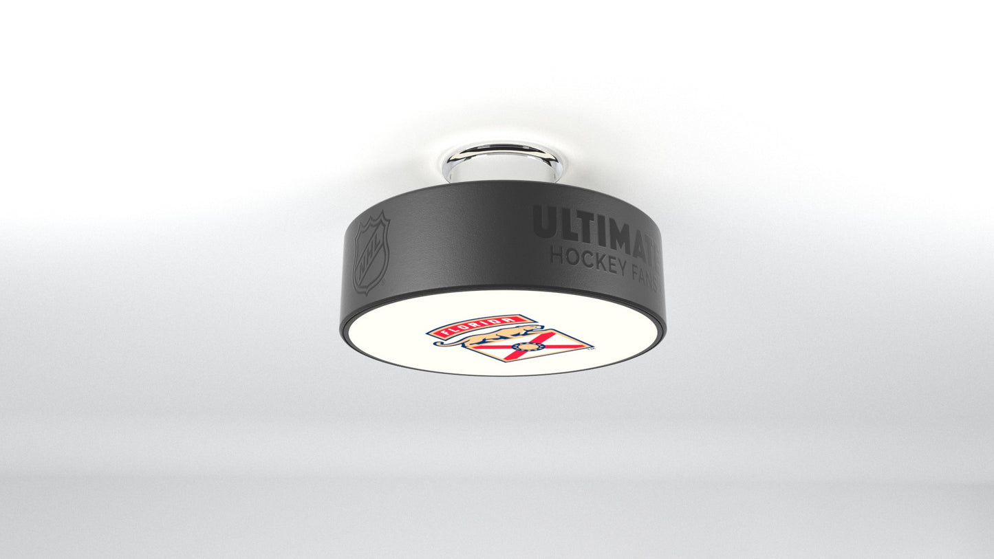 Florida Panthers® Hockey Flush Mount Puck Light Fixture