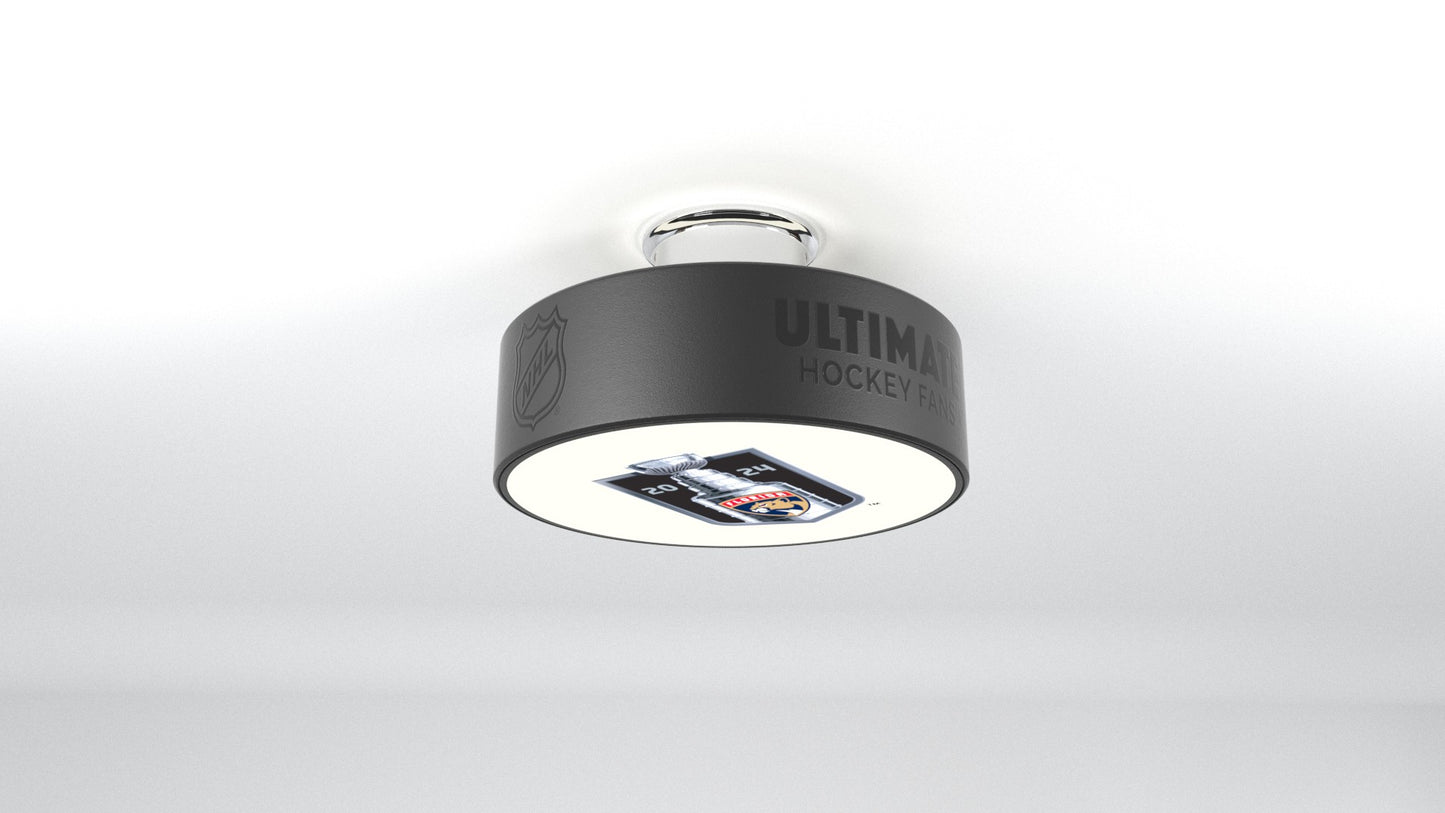 Florida Panthers® Hockey Flush Mount Puck Light Fixture