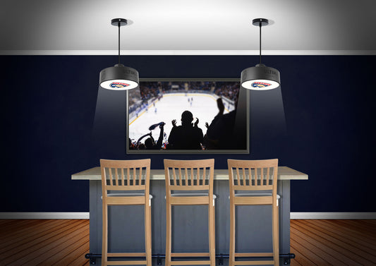 Florida Panthers® Hockey Pendant Puck Light Fixture