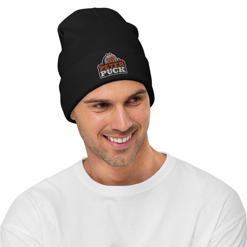 Peter Puck Peek Embroidered Beanie
