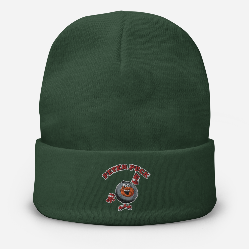 Peter Puck Embroidered Beanie