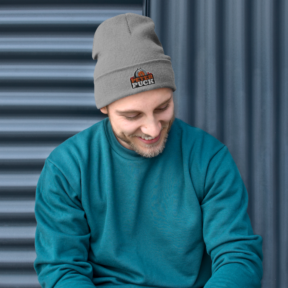 Peter Puck Peek Embroidered Beanie