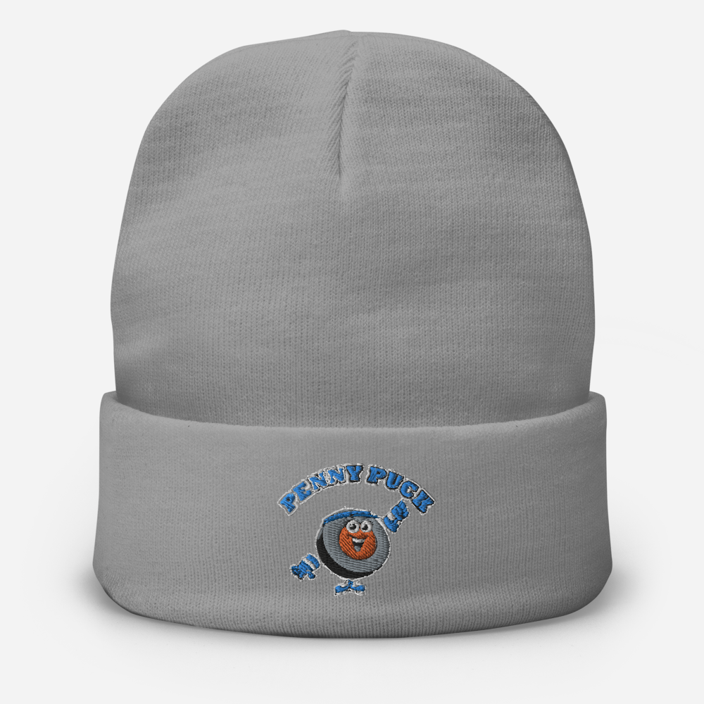 Penny Puck Embroidered Beanie