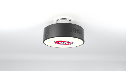 Montreal Canadiens® Hockey Flush Mount Puck Light Fixture