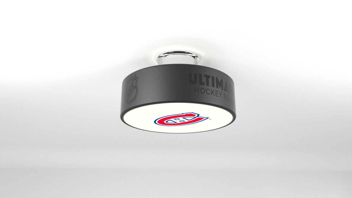 Montreal Canadiens® Hockey Flush Mount Puck Light Fixture