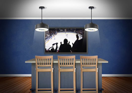 Nashville Predators® Hockey Pendant Puck Light Fixture