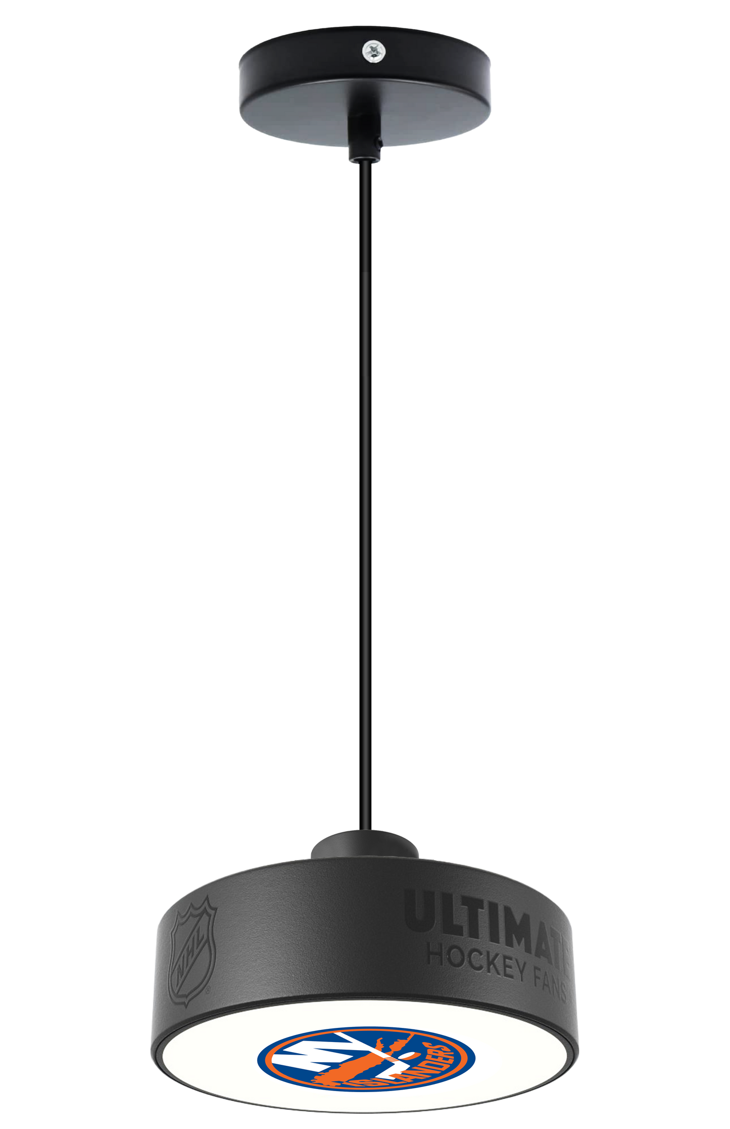New York Islanders® Hockey Pendant Puck Light Fixture
