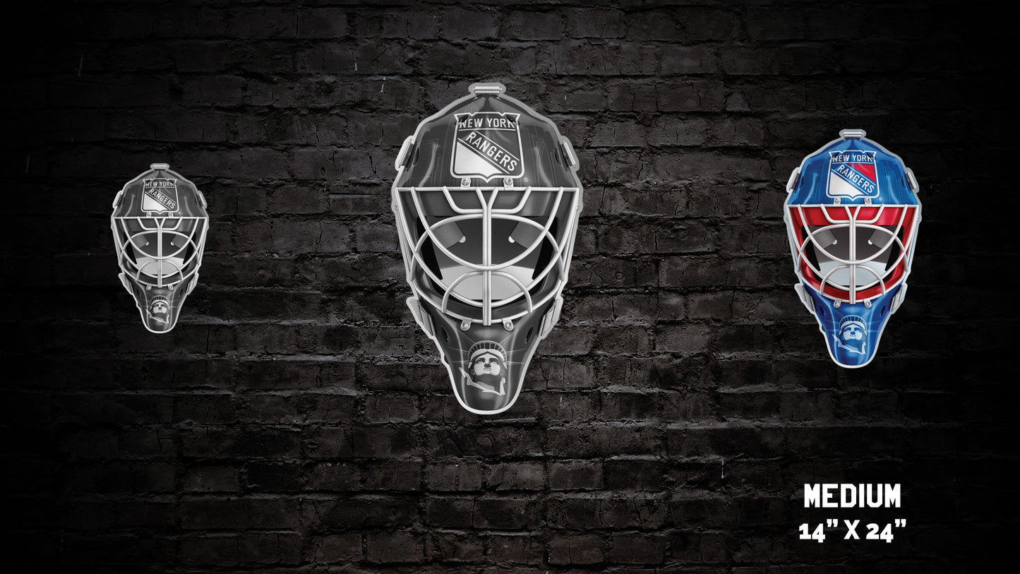 New York Rangers® Goalie Mask Wall Art