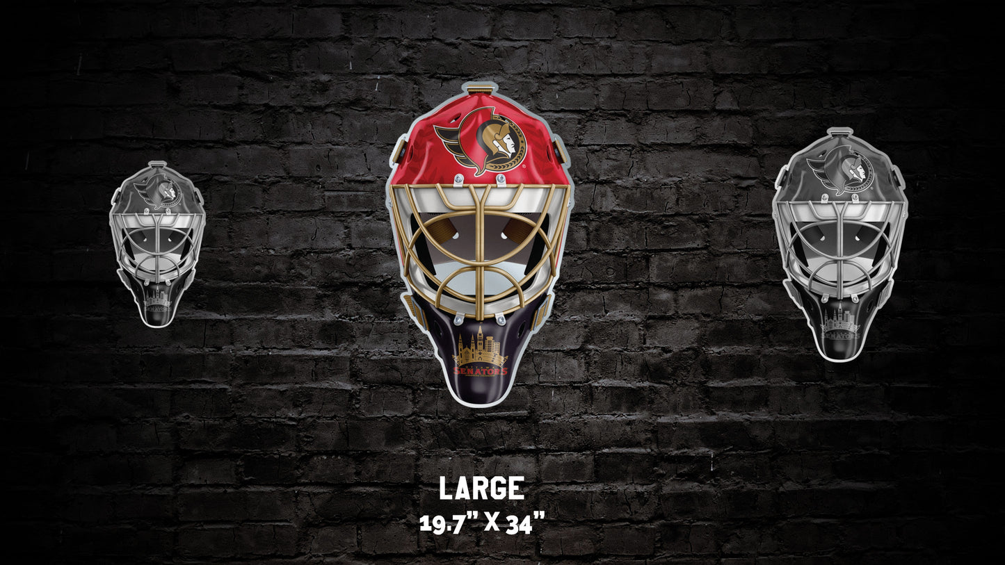 Ottawa Senators® Goalie Mask Wall Art