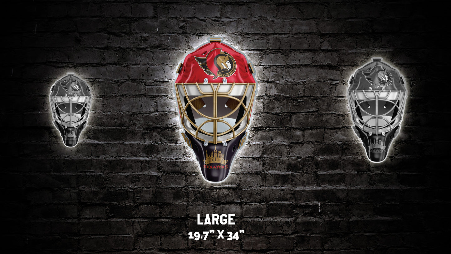 Ottawa Senators® Goalie Mask Wall Art