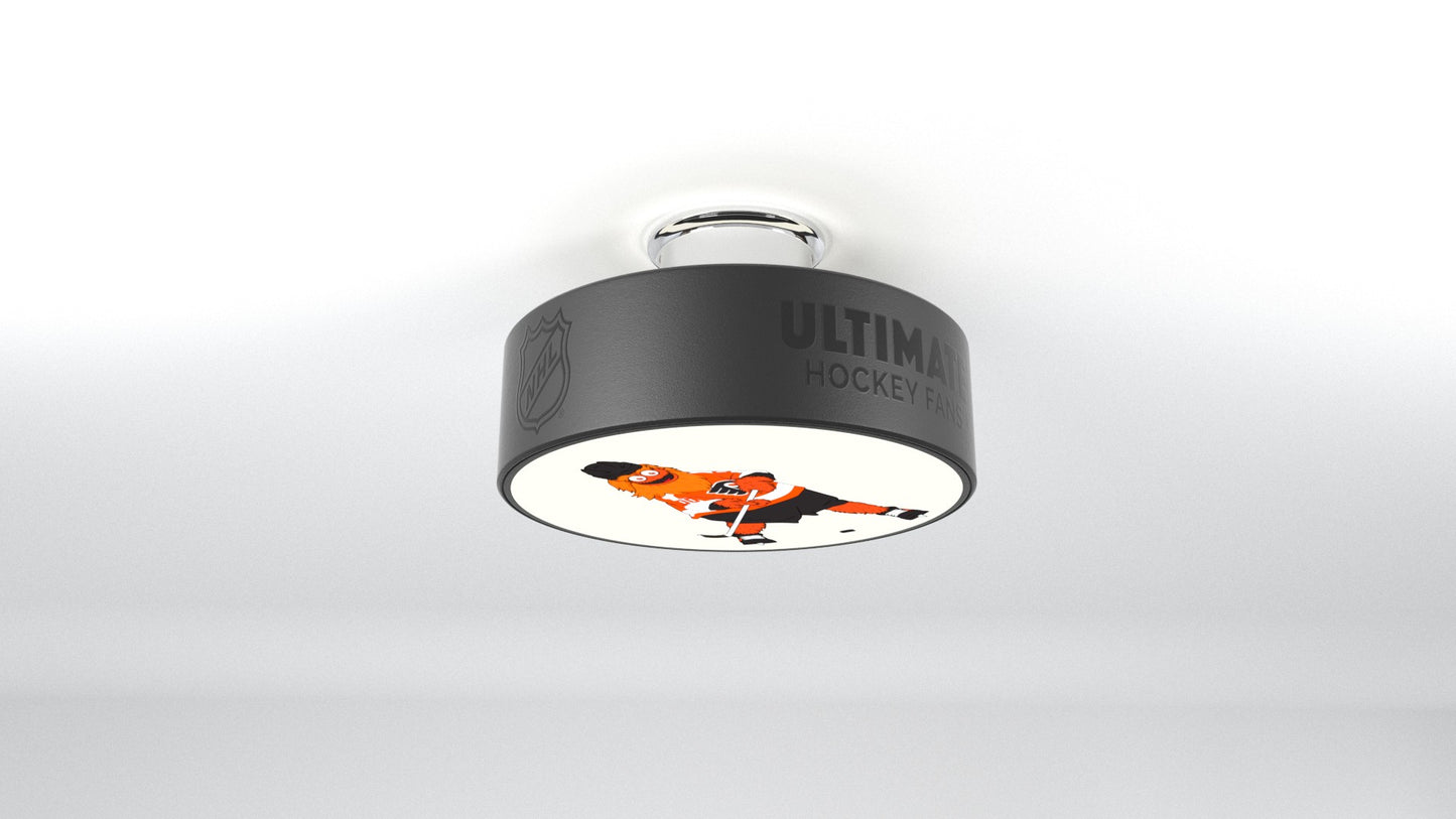Philadelphia Flyers® Hockey Flush Mount Puck Light Fixture