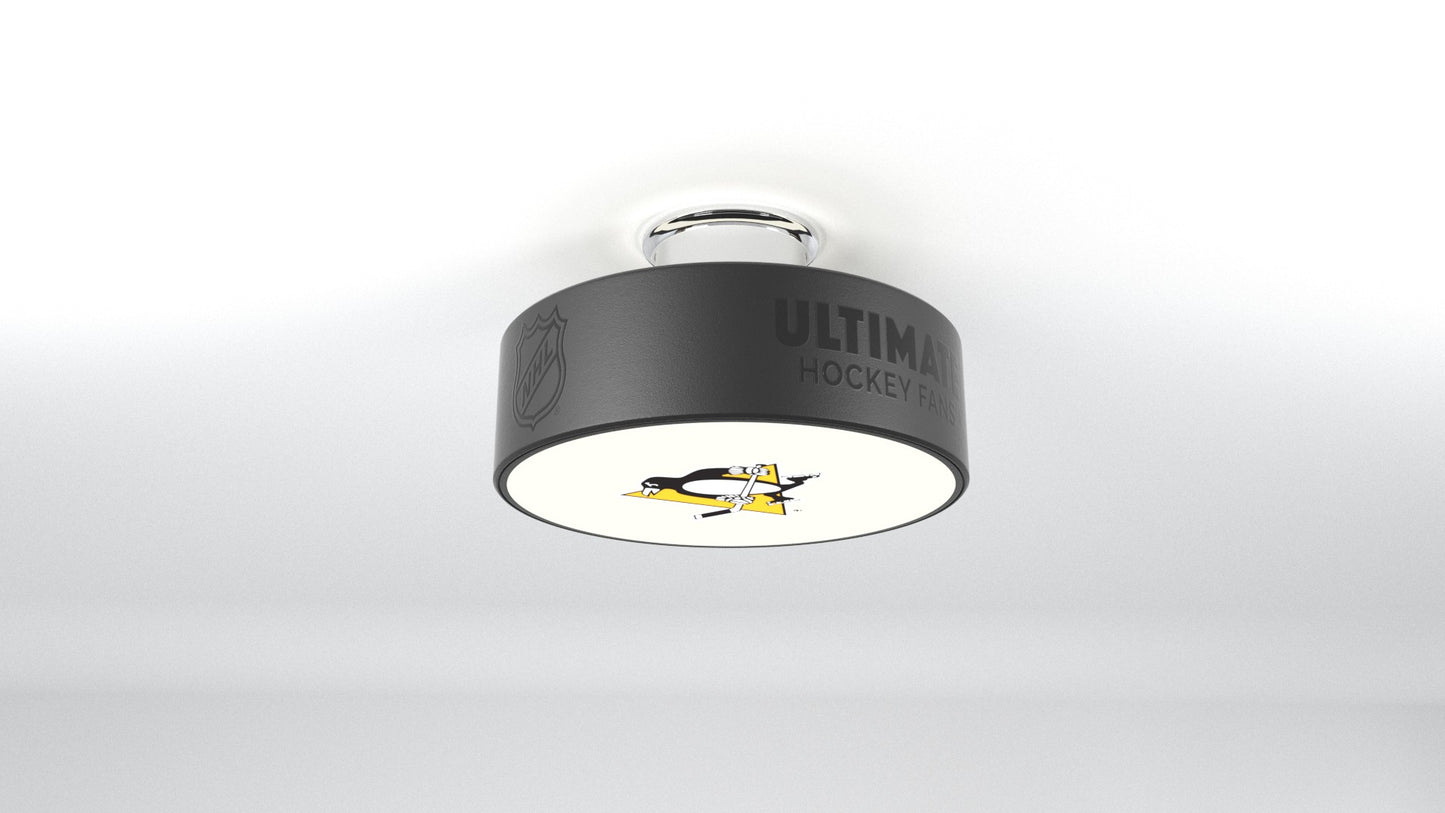 Pittsburgh Penguins® Hockey Puck Light Fixture