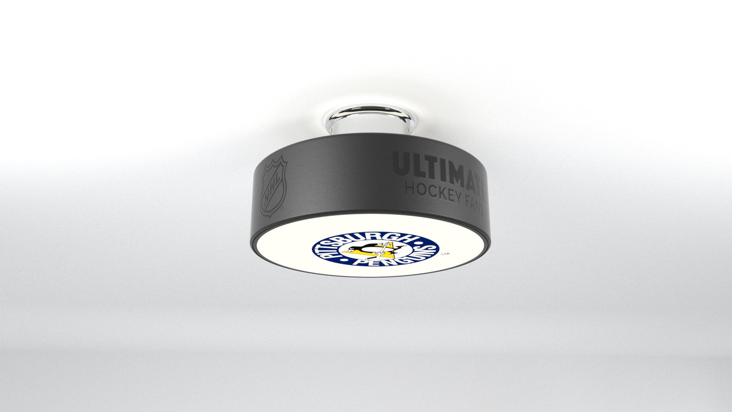 Pittsburgh Penguins® Hockey Puck Light Fixture