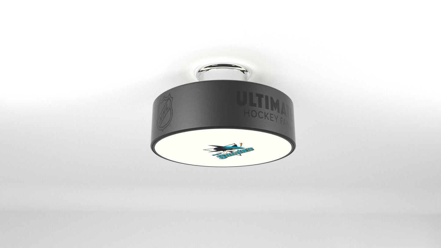 San Jose Sharks® Hockey Puck Light Fixture