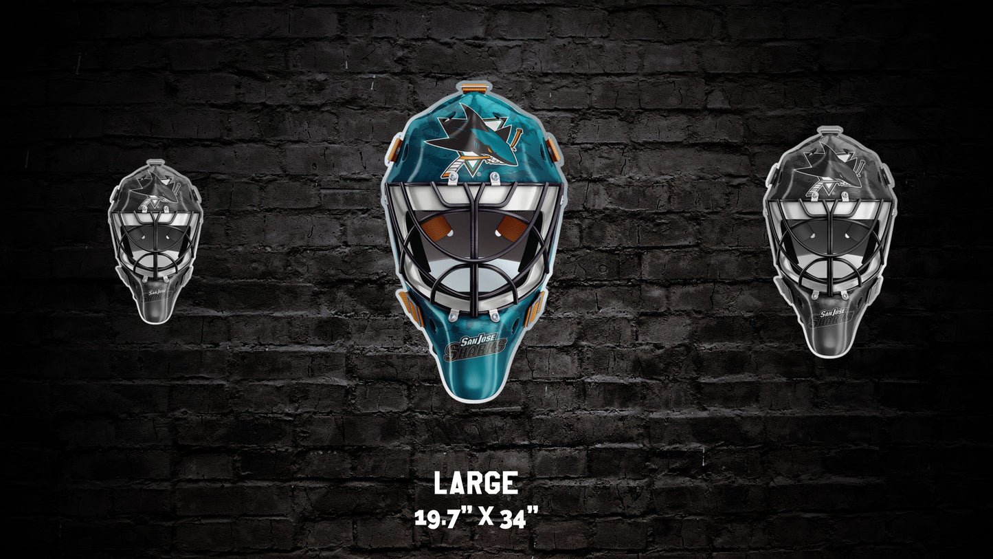 San Jose Sharks® Goalie Mask Wall Art