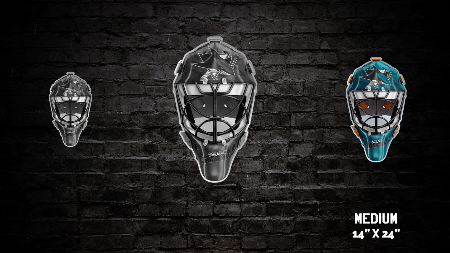 San Jose Sharks® Goalie Mask Wall Art