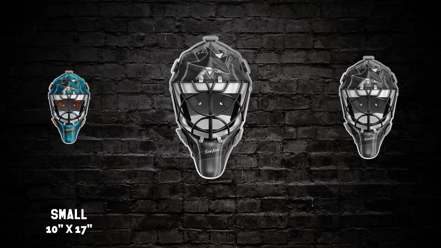 San Jose Sharks® Goalie Mask Wall Art