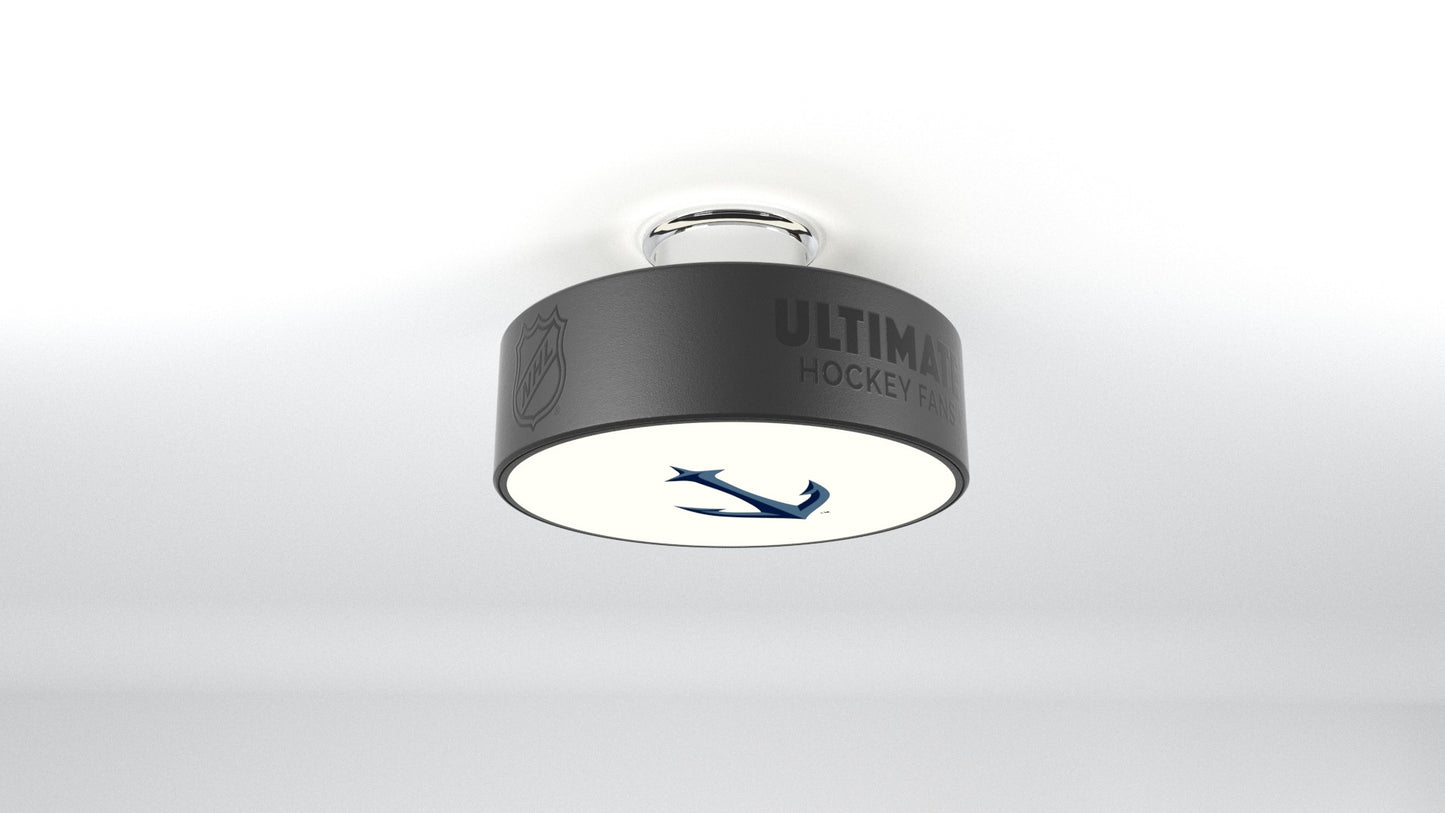 Seattle Kraken™ Hockey Flush Mount Puck Light Fixture