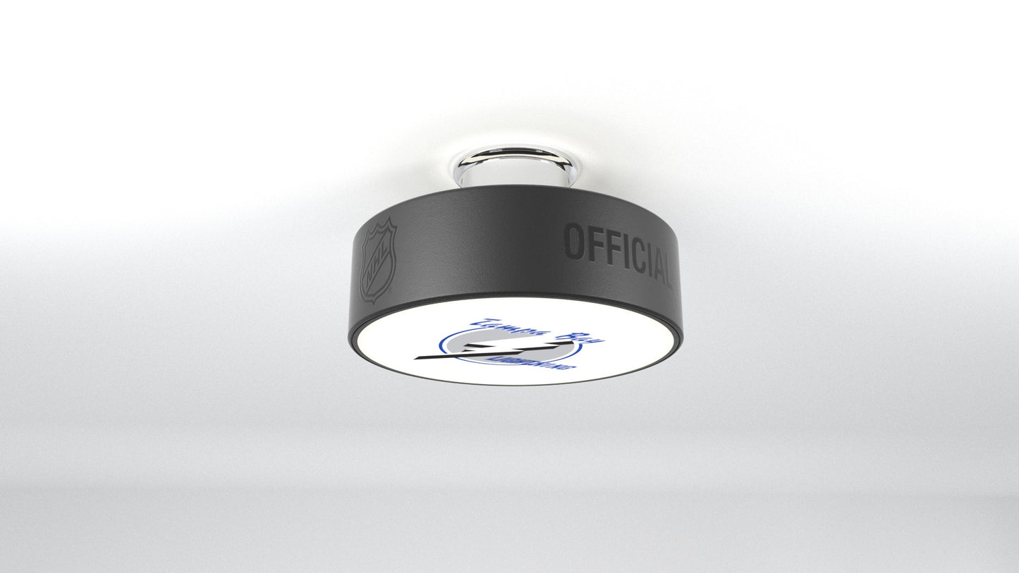Tampa Bay Lightning® Hockey Flush Mount Puck Light Fixture
