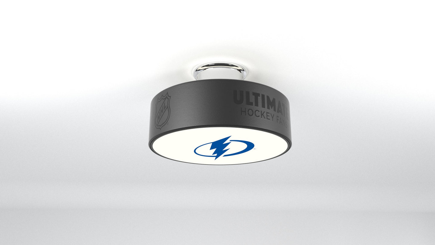 Tampa Bay Lightning® Hockey Flush Mount Puck Light Fixture