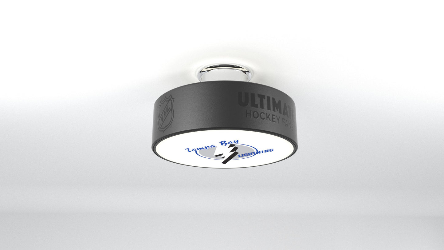 Tampa Bay Lightning® Hockey Flush Mount Puck Light Fixture