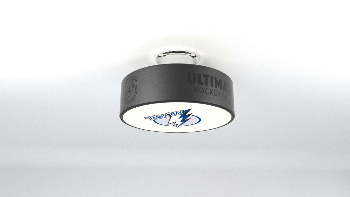 Tampa Bay Lightning® Hockey Flush Mount Puck Light Fixture
