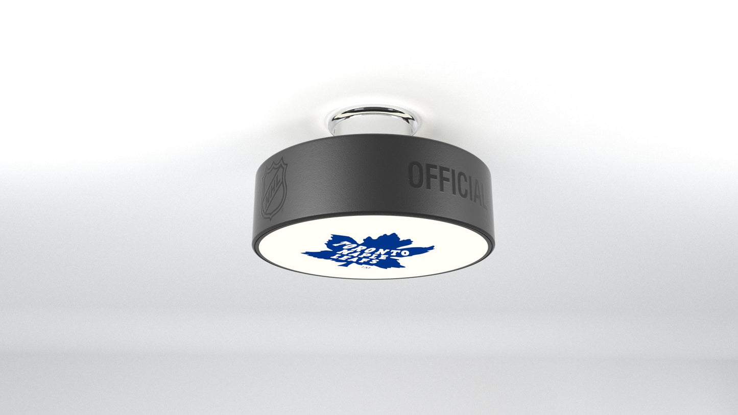 Toronto Maple Leafs® Hockey Flush Mount Puck Light Fixture