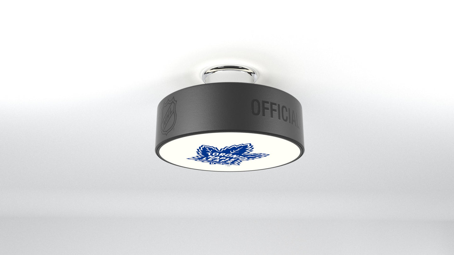 Toronto Maple Leafs® Hockey Flush Mount Puck Light Fixture