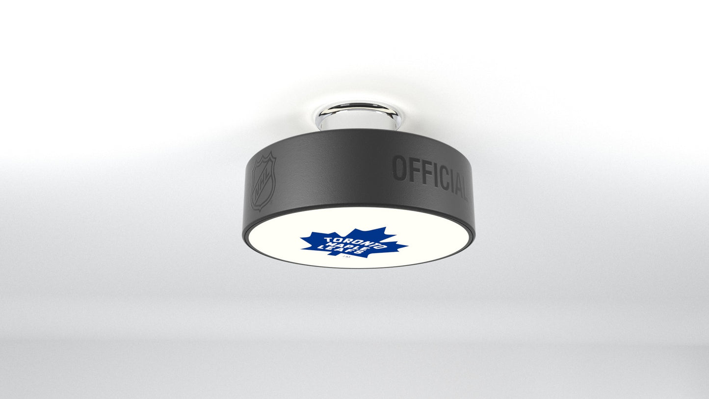 Toronto Maple Leafs® Hockey Flush Mount Puck Light Fixture