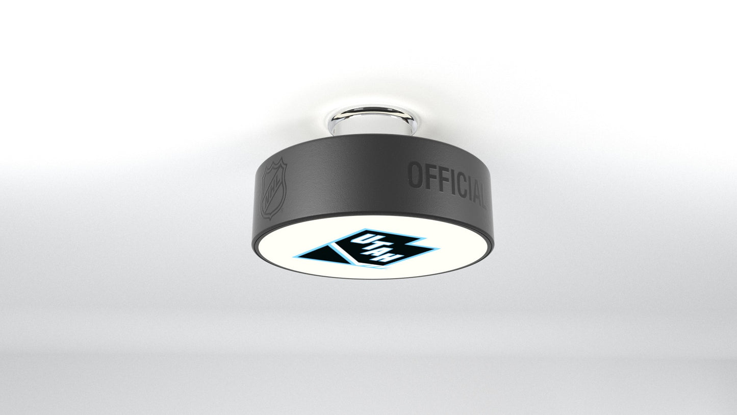Utah Mammoth™ Hockey Flush Mount Puck Light Fixture
