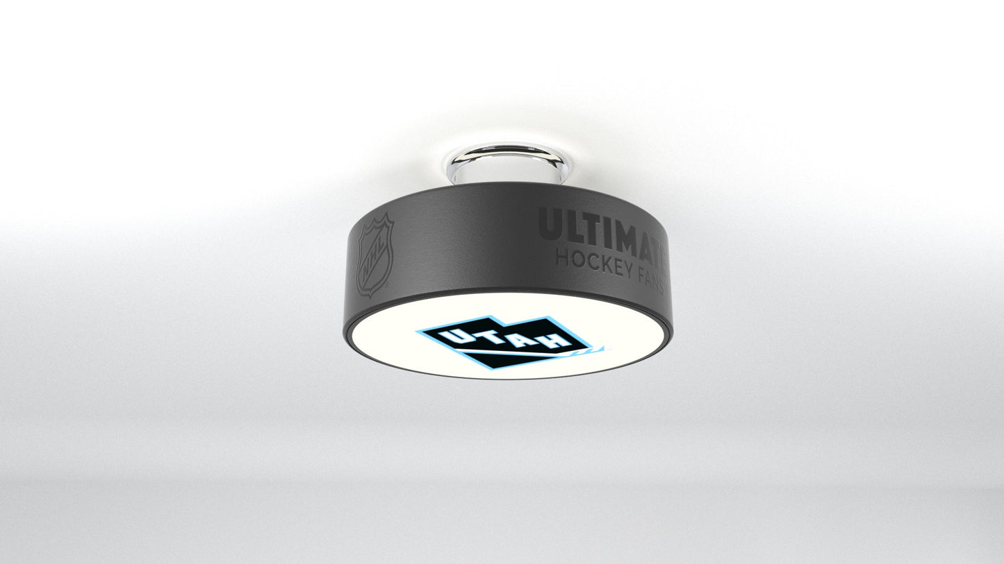 Utah Mammoth™ Hockey Flush Mount Puck Light Fixture