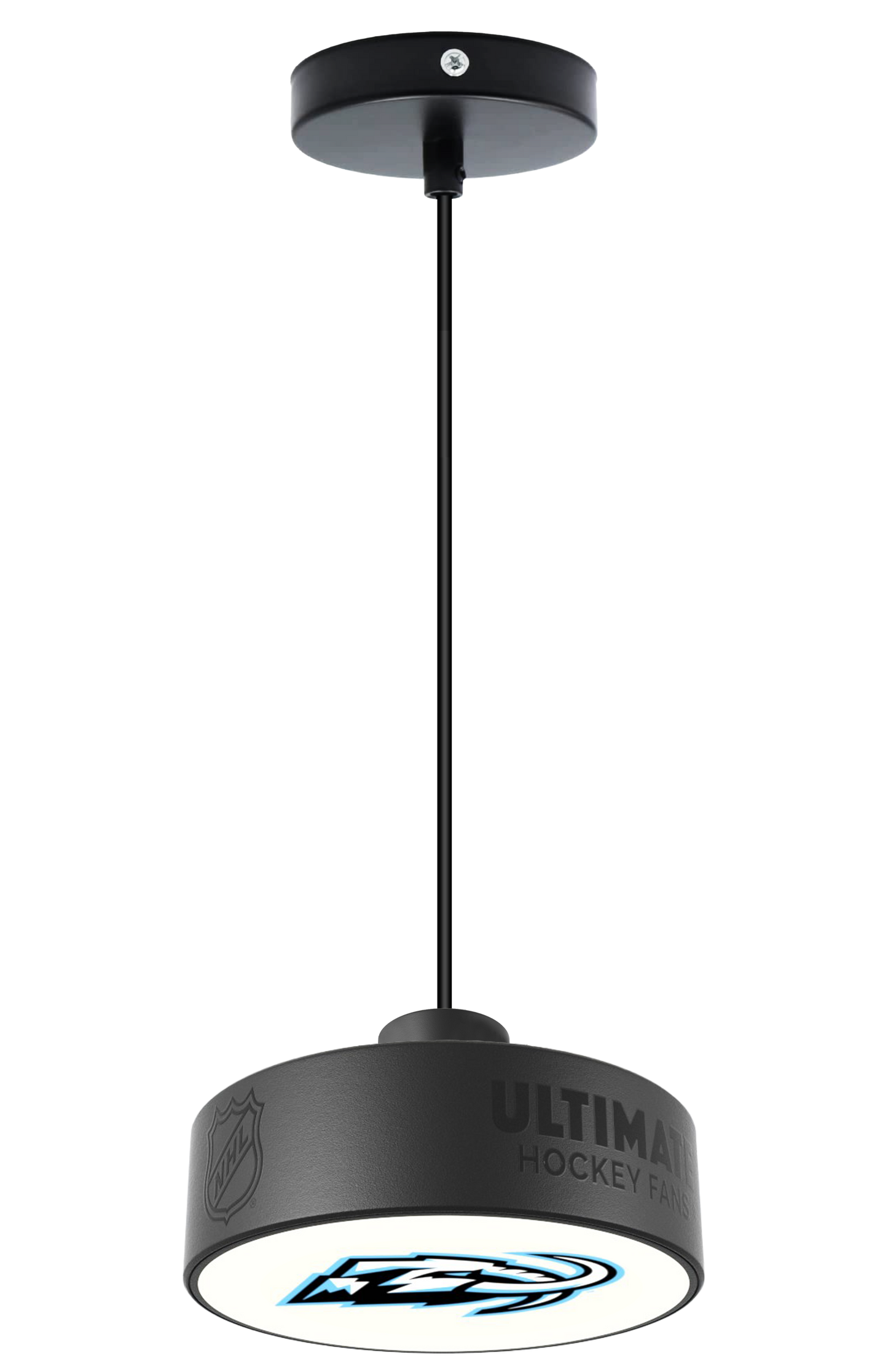Utah Mammoth™ Hockey Pendant Puck Light Fixture