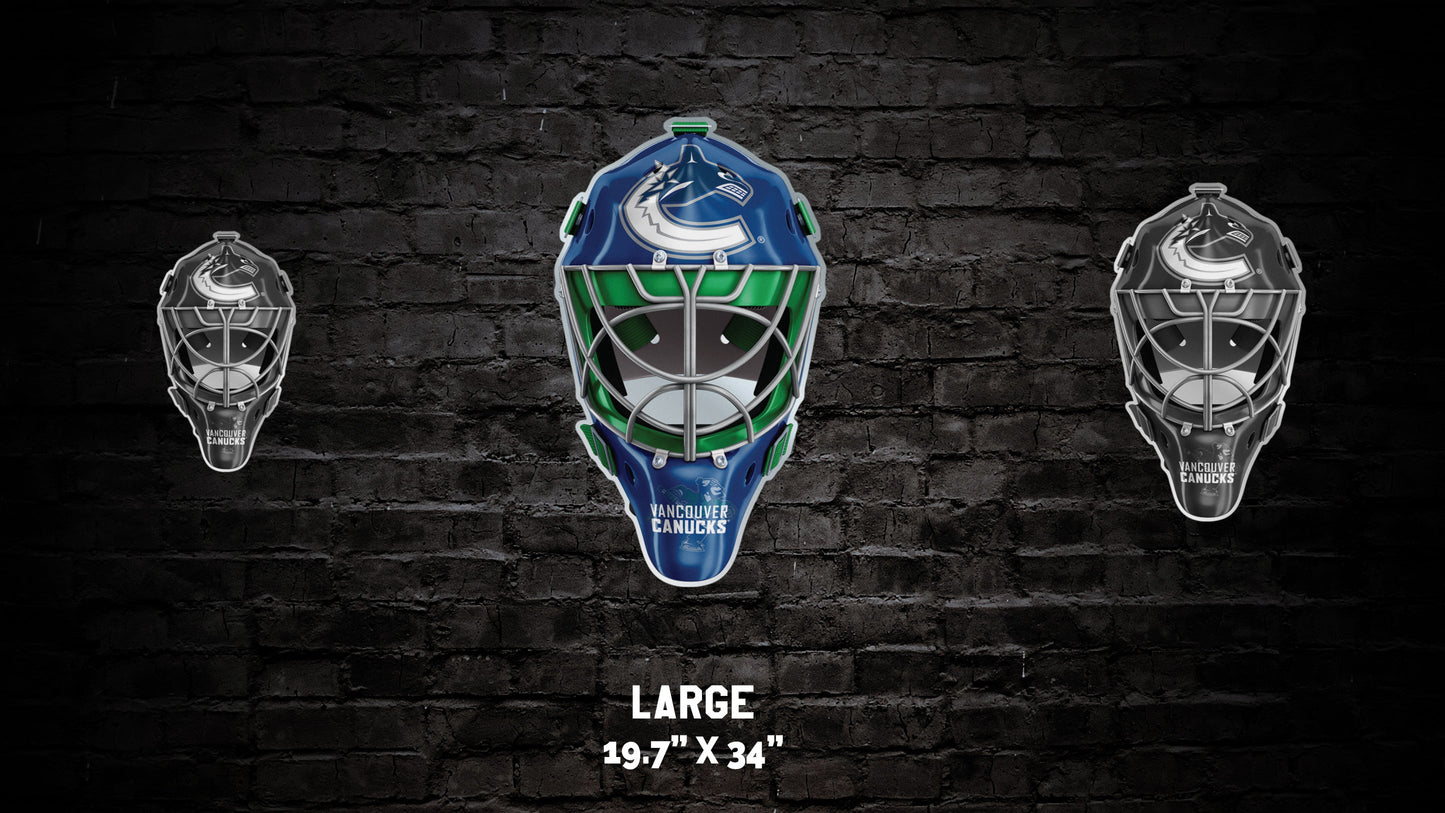 Vancouver Canucks® Goalie Mask Wall Art