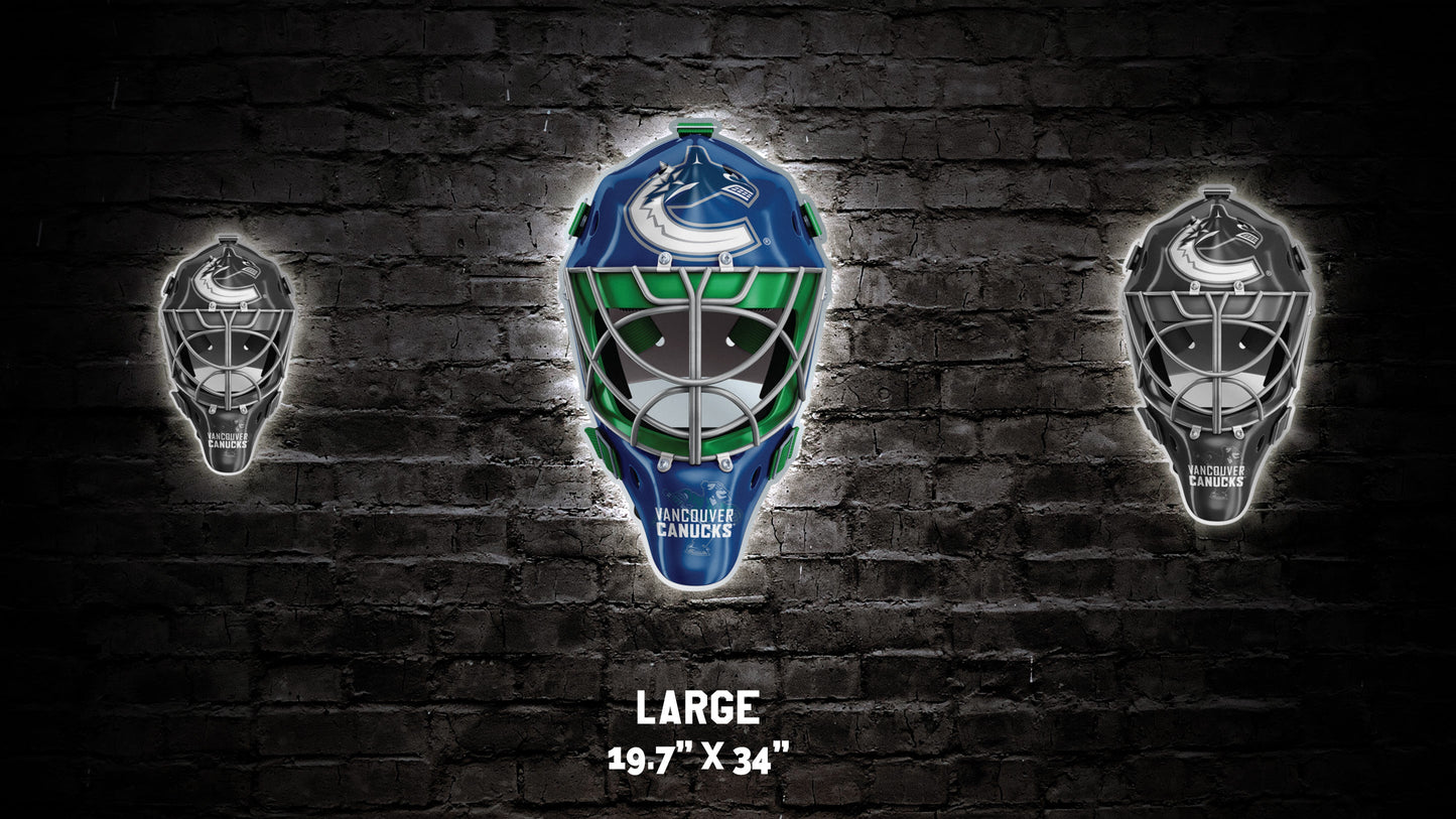 Vancouver Canucks® Goalie Mask Wall Art