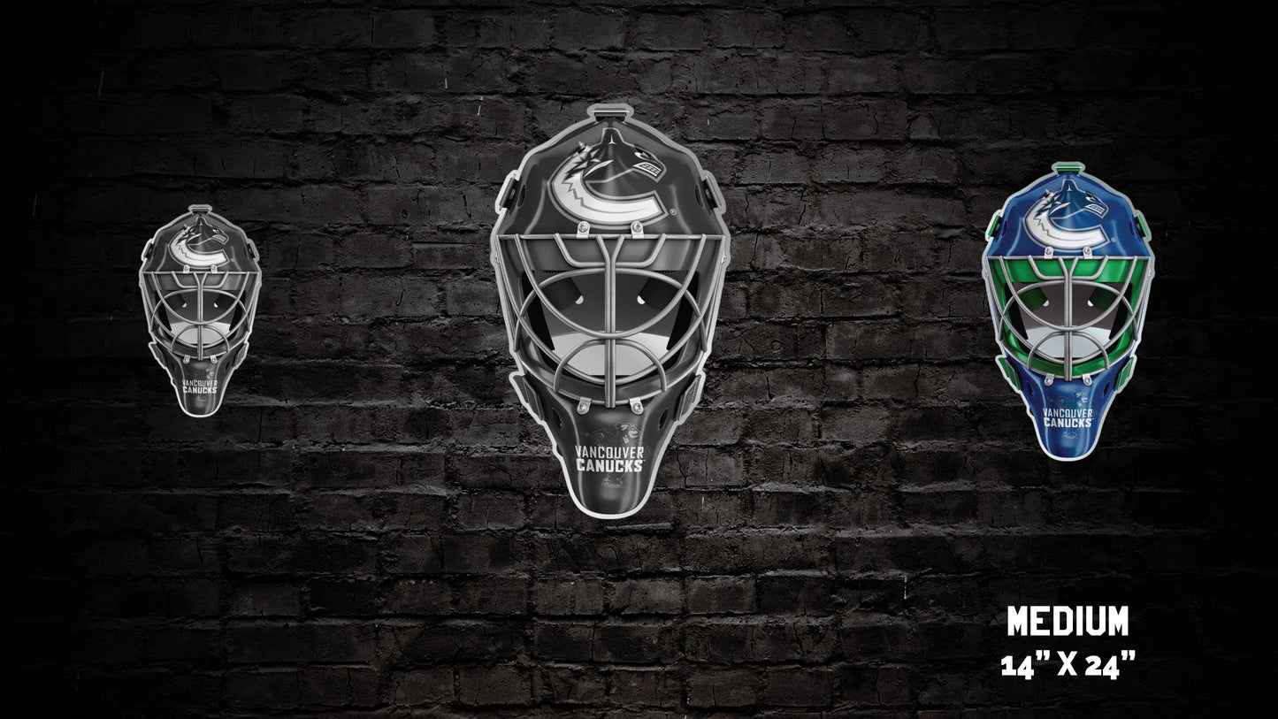 Vancouver Canucks® Goalie Mask Wall Art